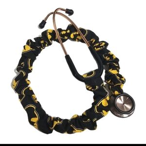 Handmade Batman Superhero Black Stethoscope Sleeve: Washable Cotton Cover